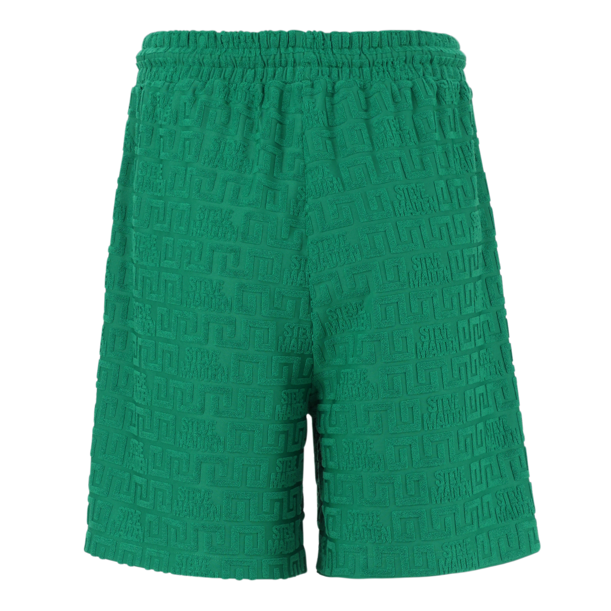 BELLA EMERALD EMBOSSED LOGO JOGGER SHORTS