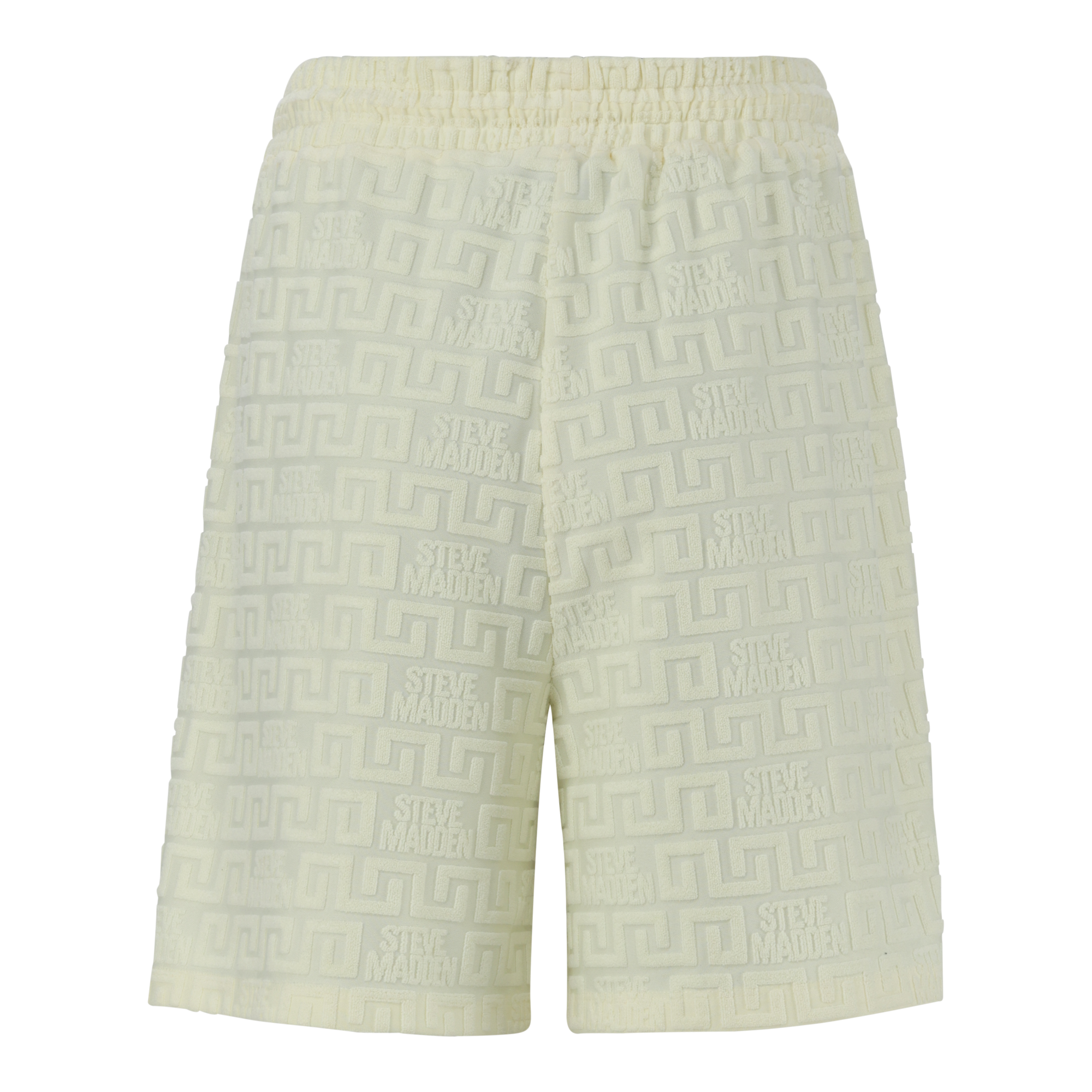 BELLA LEMON EMBOSSED LOGO JOGGER SHORTS