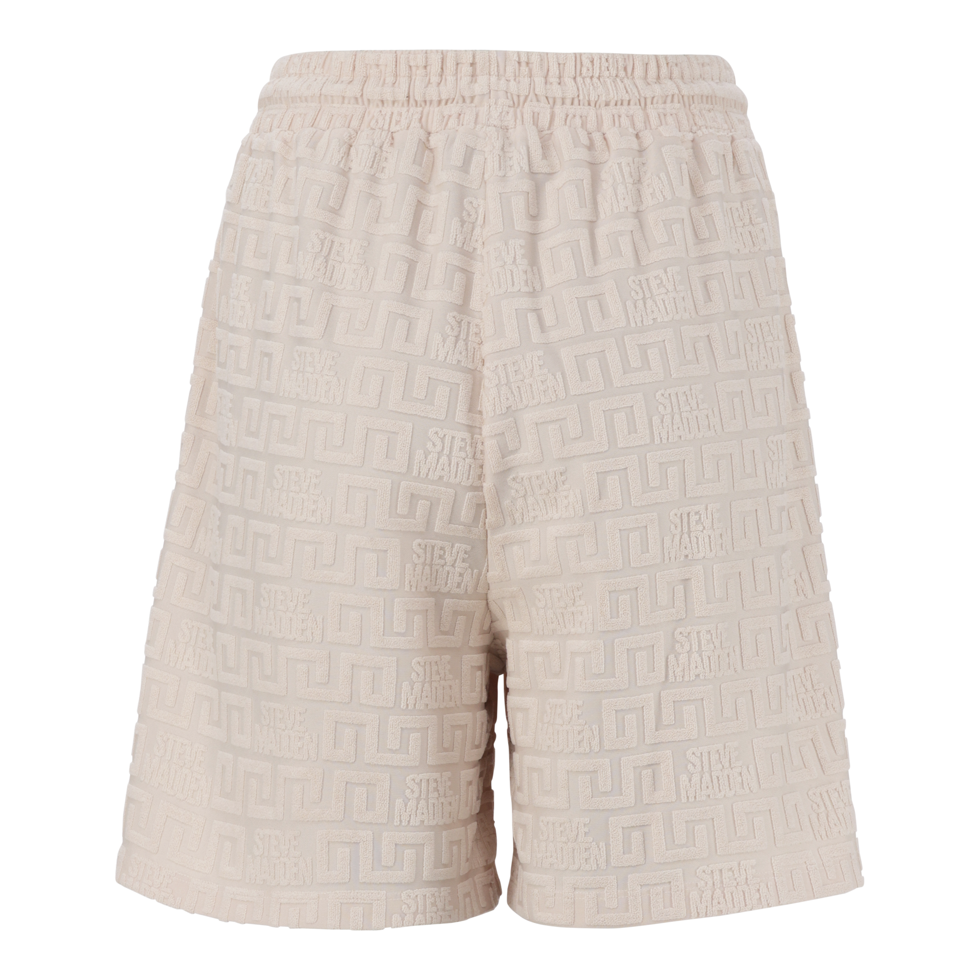 BELLA STONE EMBOSSED LOGO JOGGER SHORTS