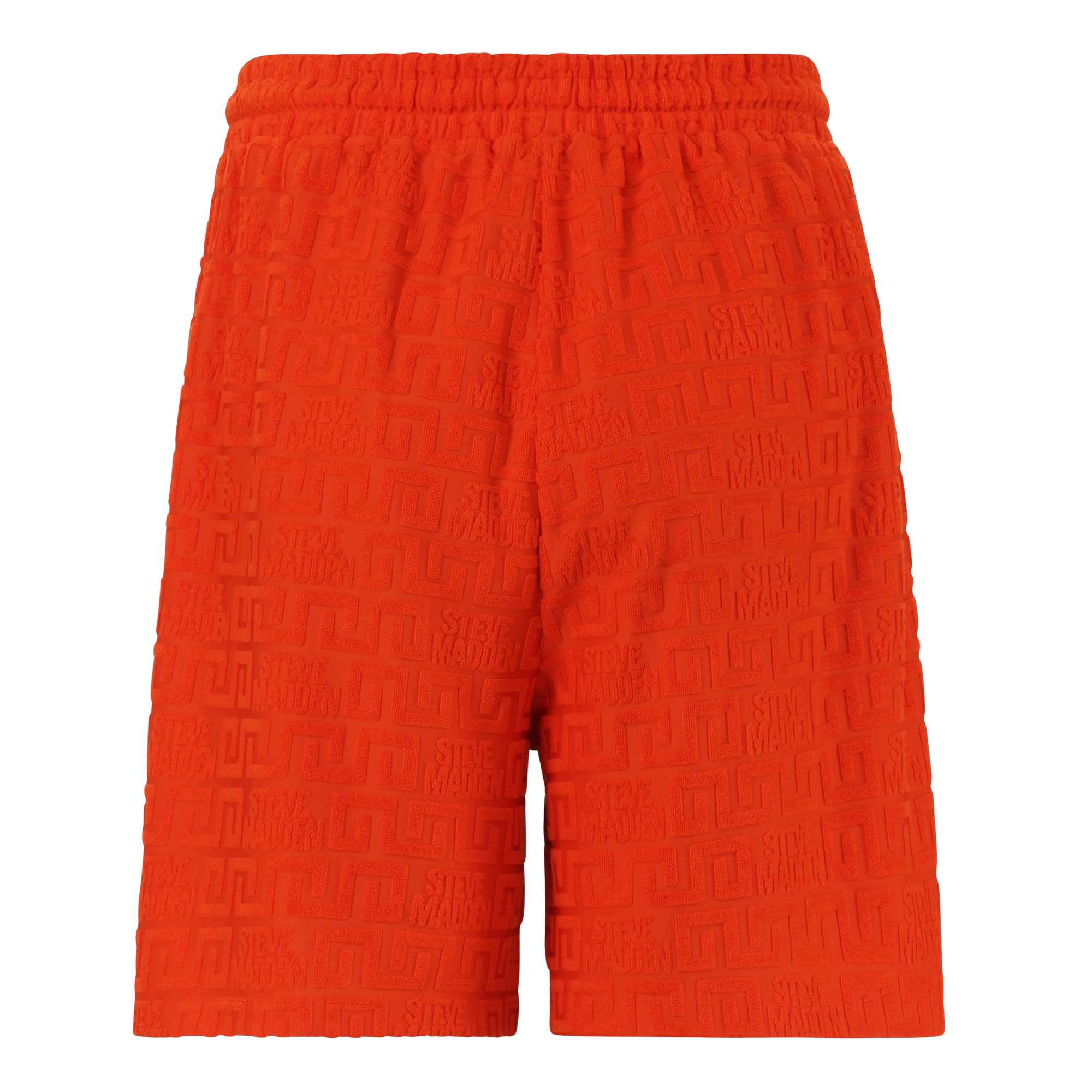 BELLA TANGERINE EMBOSSED LOGO JOGGER SHORTS