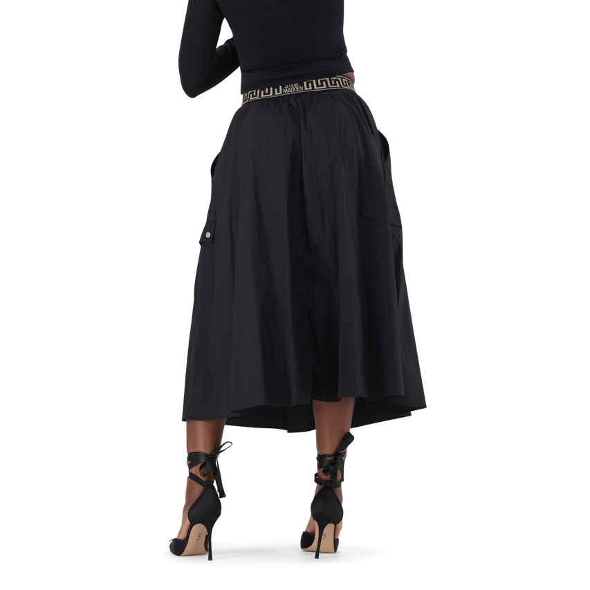 BETTY BLACK FIT & FLARE CARGO SKIRT - view 6
