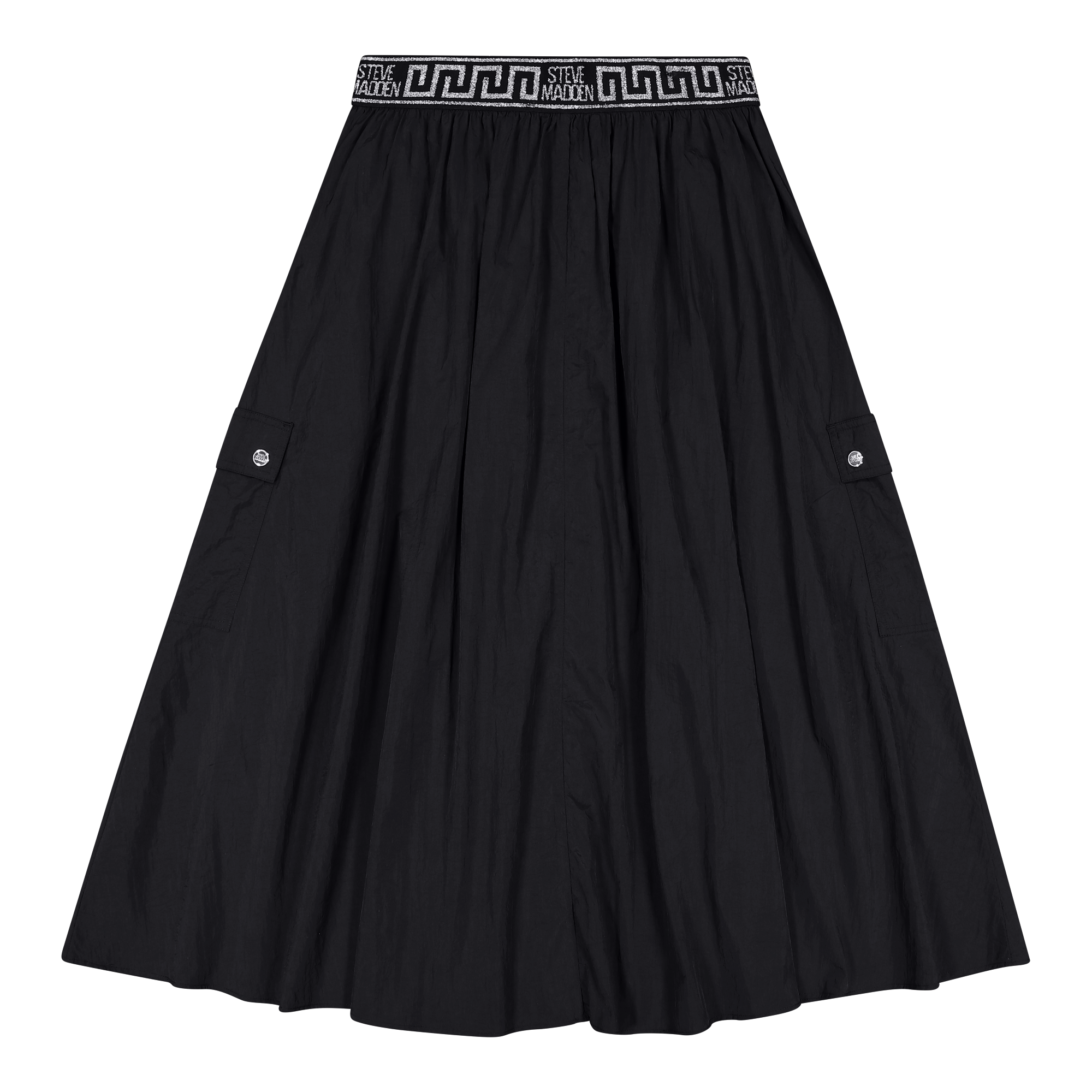 BETTY BLACK FIT & FLARE CARGO SKIRT - view 7
