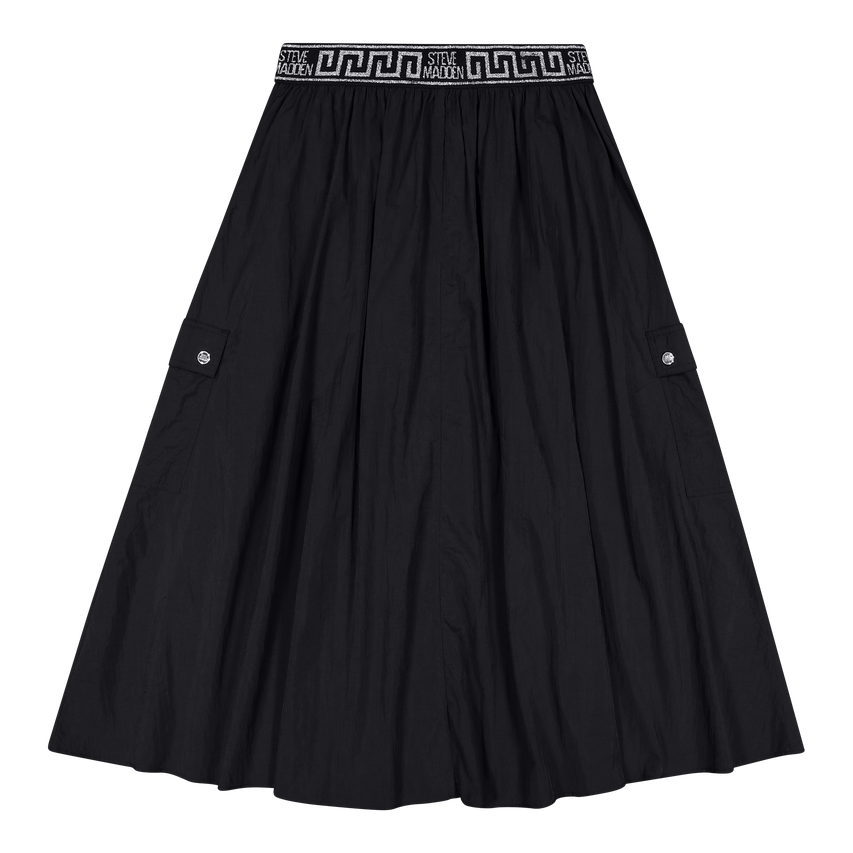 BETTY BLACK FIT & FLARE CARGO SKIRT - view 7