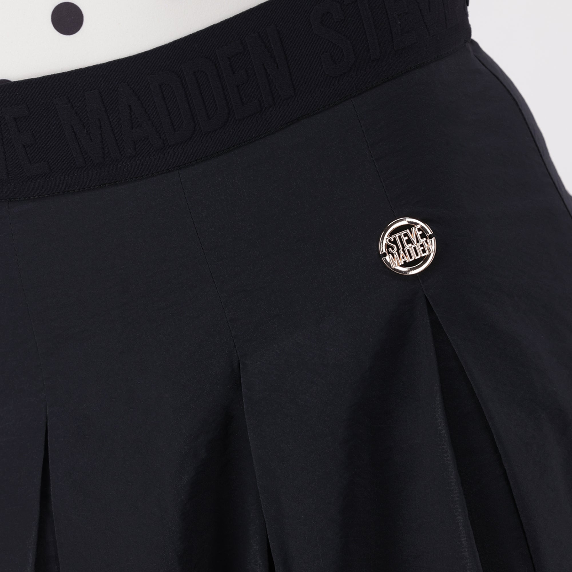 PEGGY BLACK PLEATED MIDAXI SKIRT - view 6