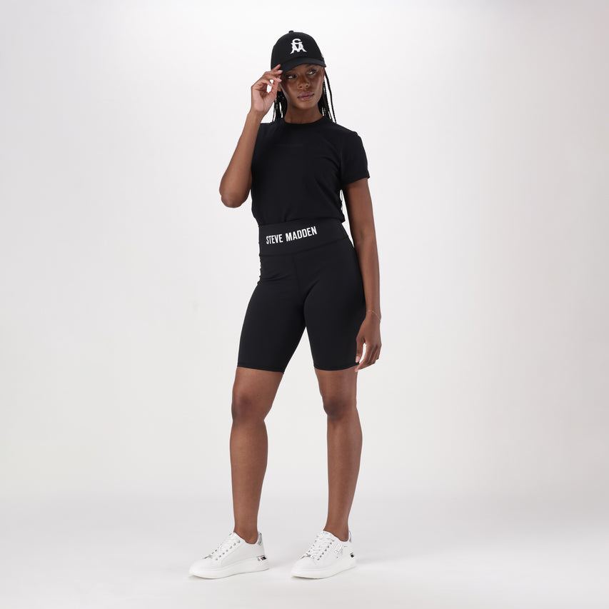 CYNTHIA BLACK CYCLE SHORTS - view 2