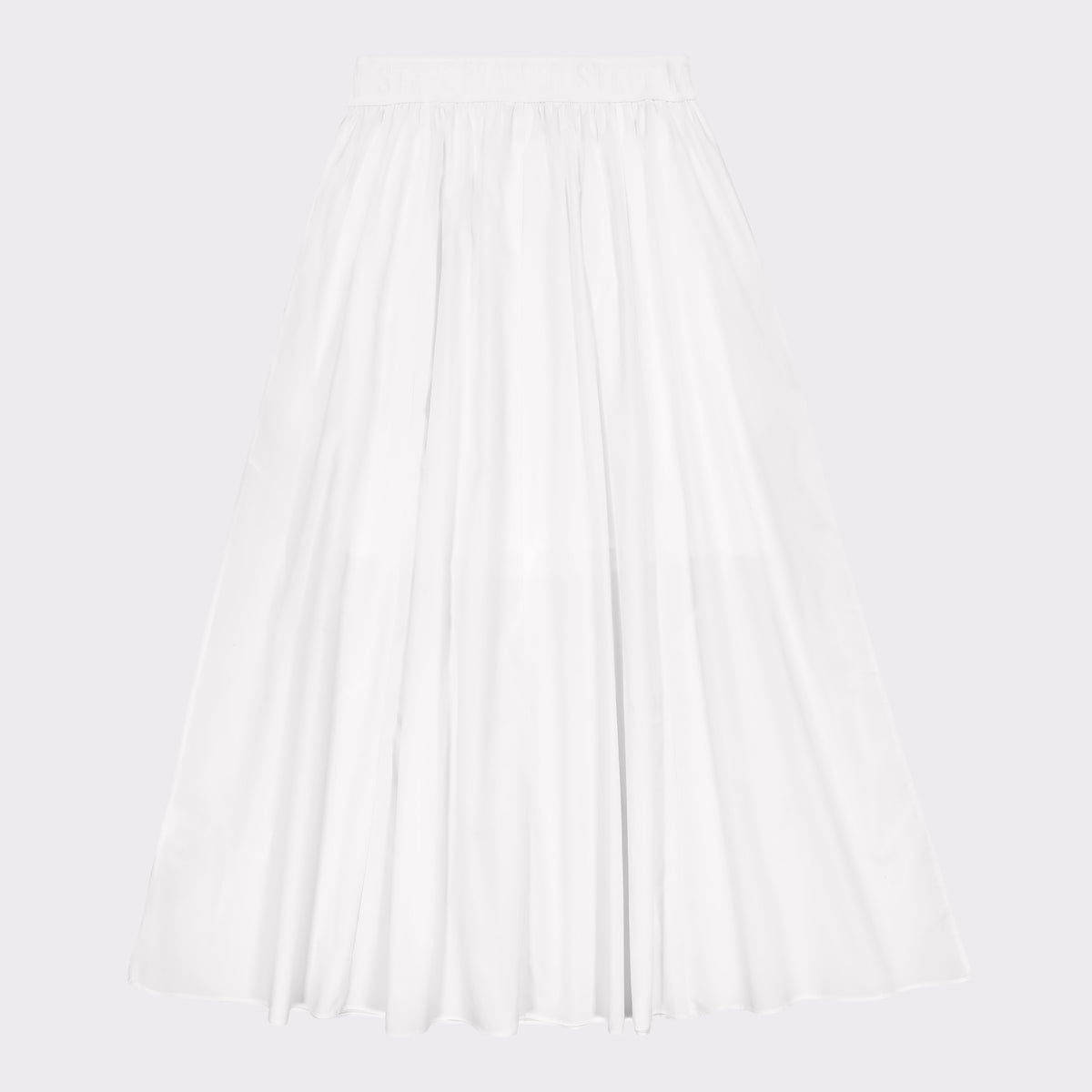 AMBER WHITE ADJUSTABLE HEM MIDI SKIRT - view 9
