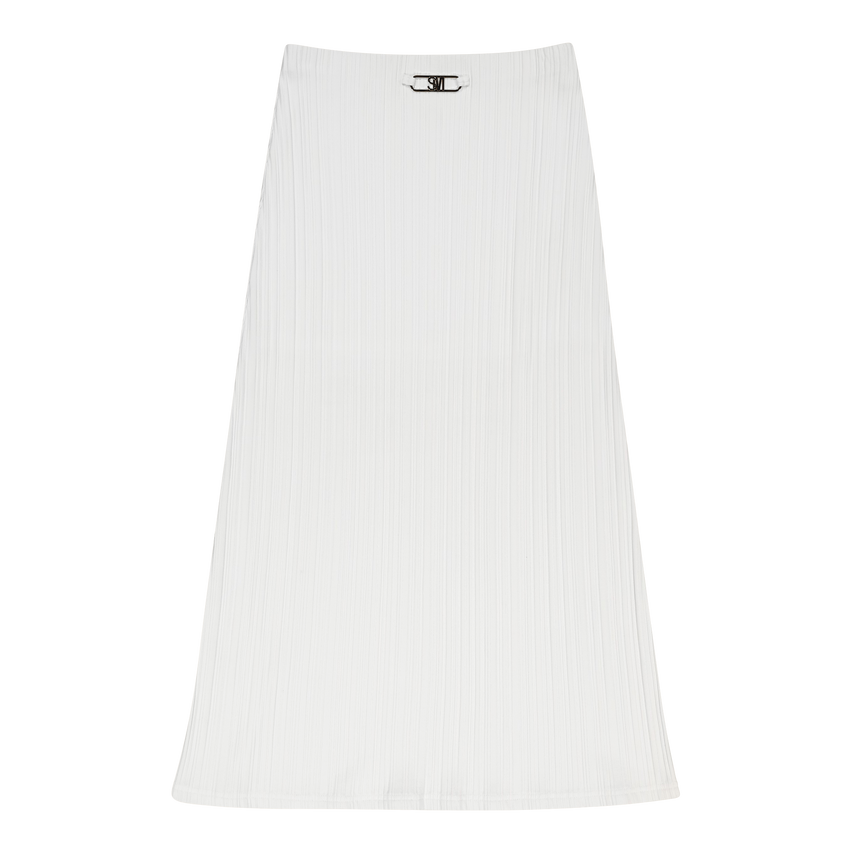 DIANE CREAM MIDI MODAL SKIRT