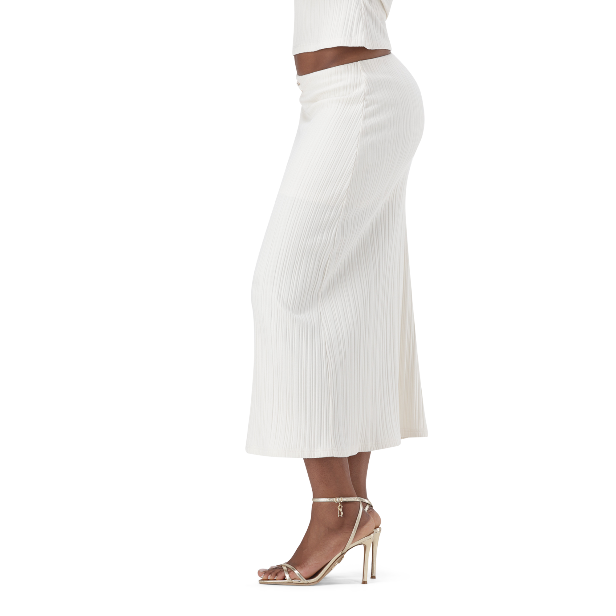 DIANE CREAM MIDI MODAL SKIRT