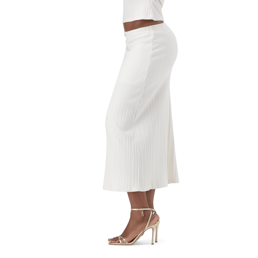 DIANE CREAM MIDI MODAL SKIRT