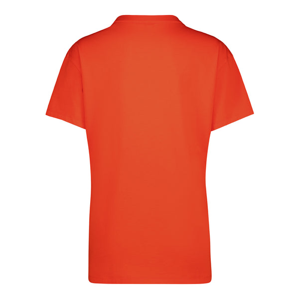 WILLOW ORANGE OVERSIZED LOGO TEE