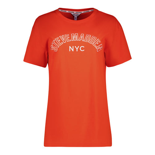 WILLOW TANGERINE OVERSIZED LOGO TEE IMAGE