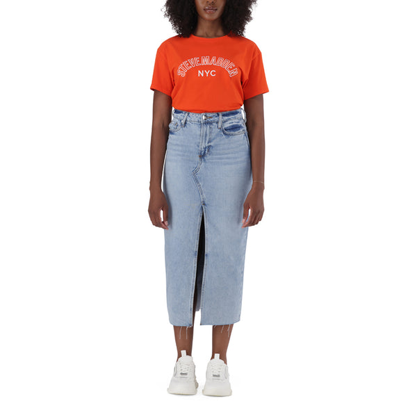 WILLOW TANGERINE OVERSIZED LOGO TEE