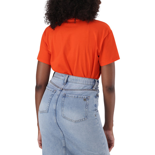 WILLOW TANGERINE OVERSIZED LOGO TEE