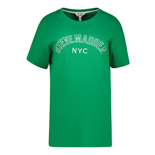 WILLOW GREEN OVERSIZED LOGO TEE IMAGE