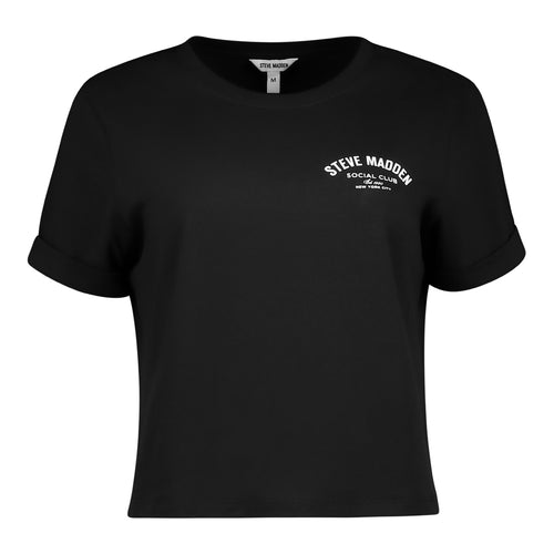 PAMALA BLACK BASIC LOGO TEE IMAGE