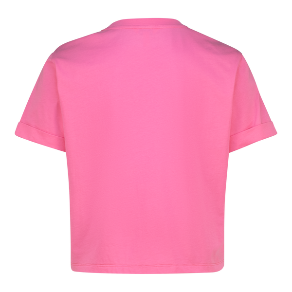 PAMALA BRIGHT PINK BASIC LOGO TEE