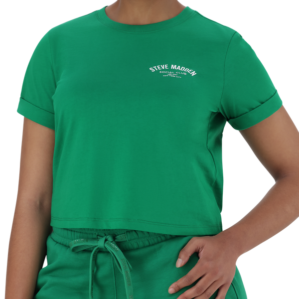 PAMALA EMERALD BASIC LOGO TEE