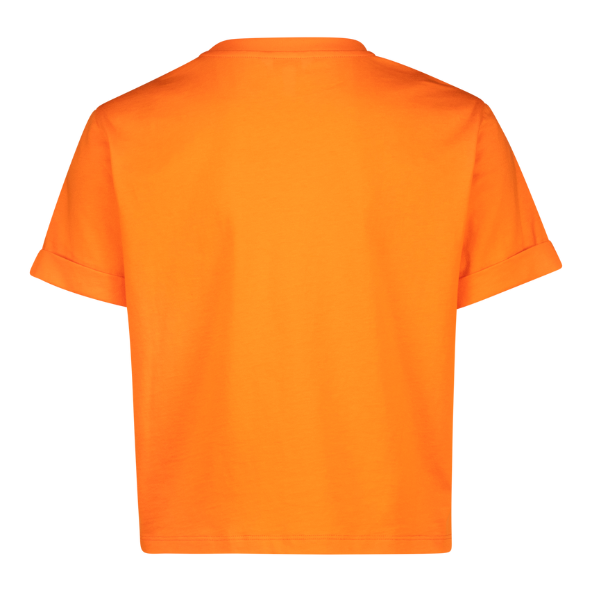 PAMALA ORANGE BASIC LOGO TEE