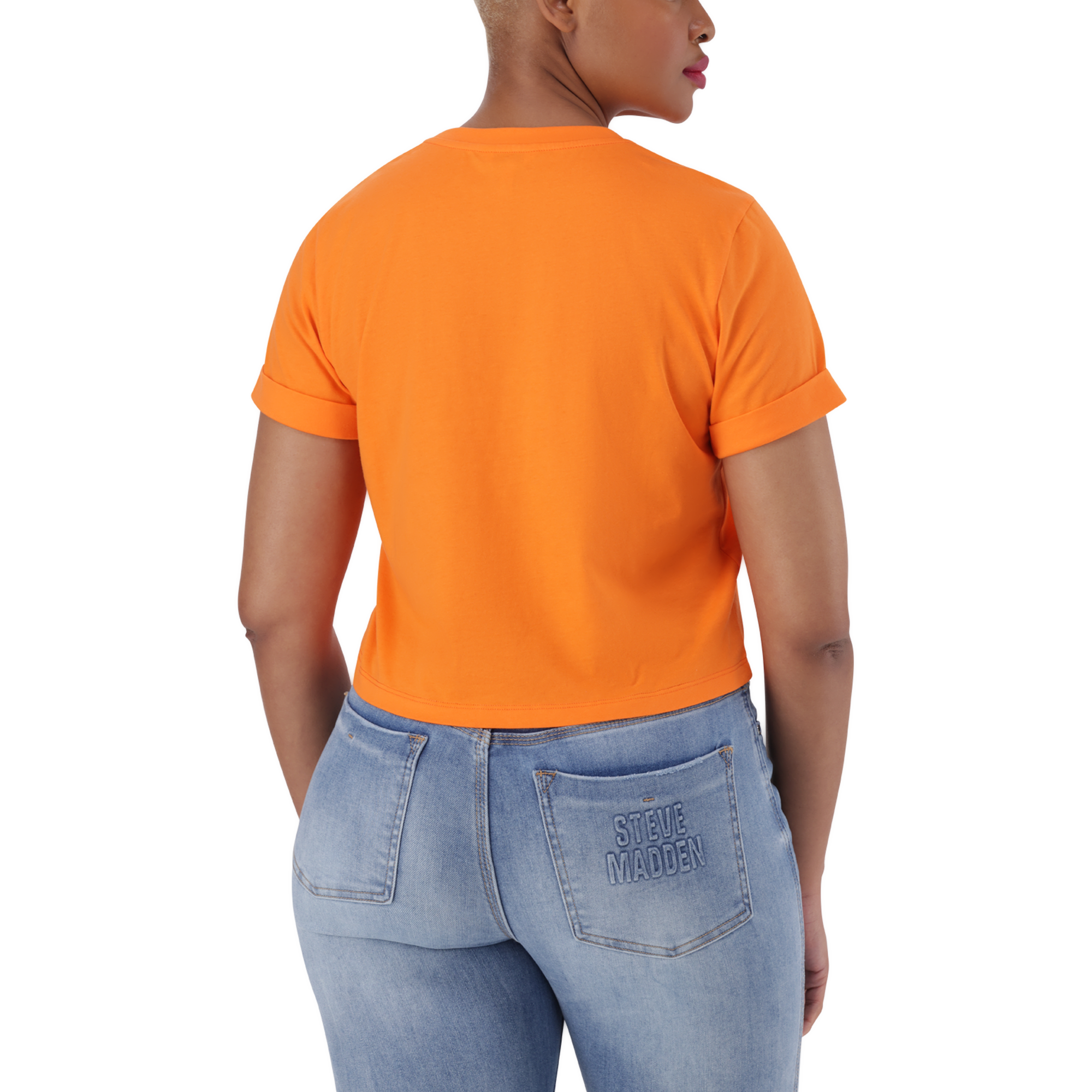 PAMALA ORANGE BASIC LOGO TEE