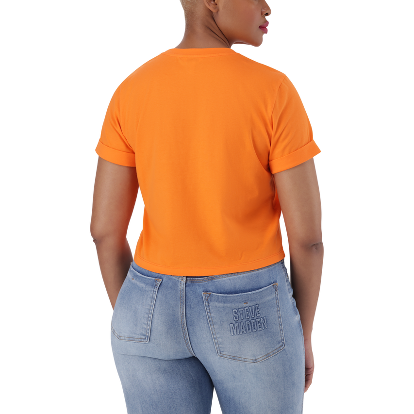 PAMALA ORANGE BASIC LOGO TEE