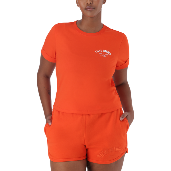 PAMALA TANGERINE BASIC LOGO TEE