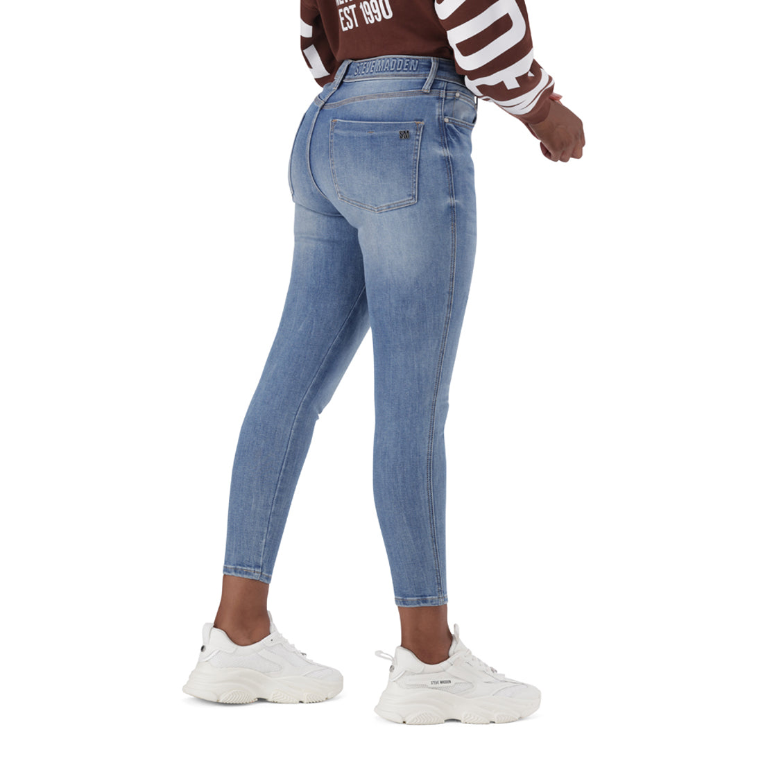 EVA CURVY MID BLUE WASH - view 5