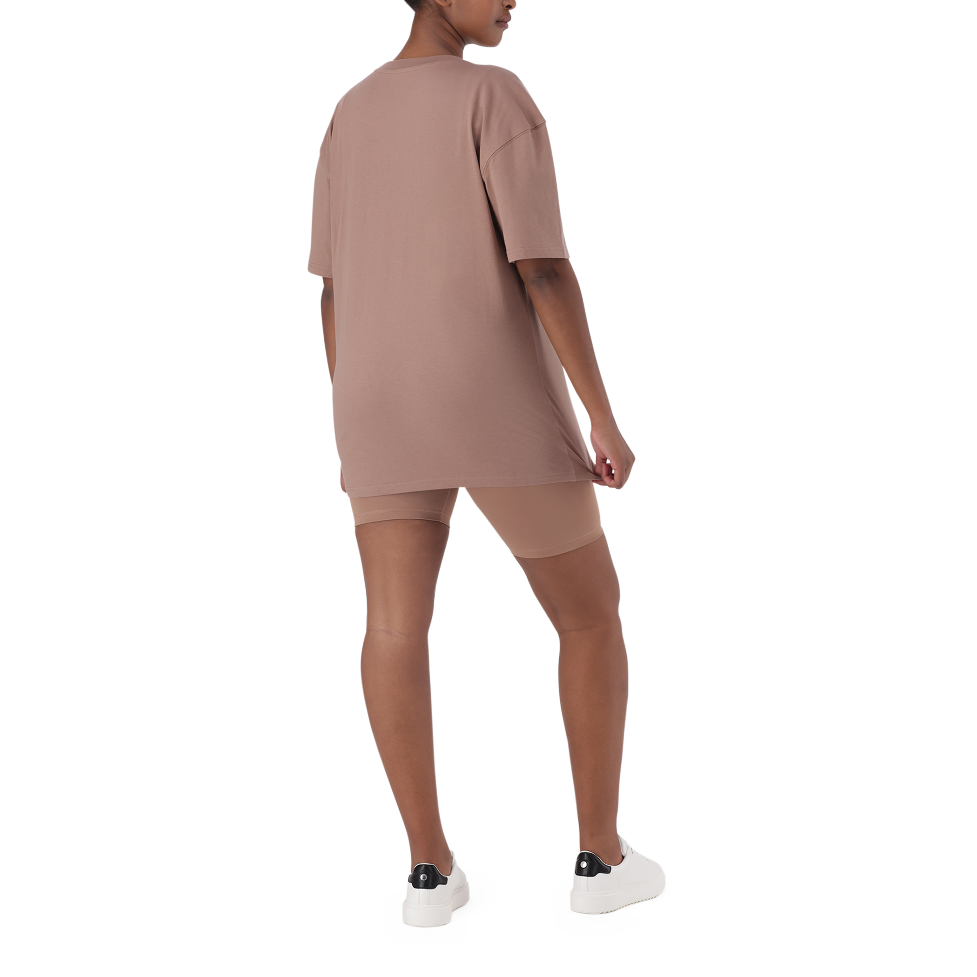 ATHENA TOFFEE OVERSIZED GRAPHIC T-SHIRT