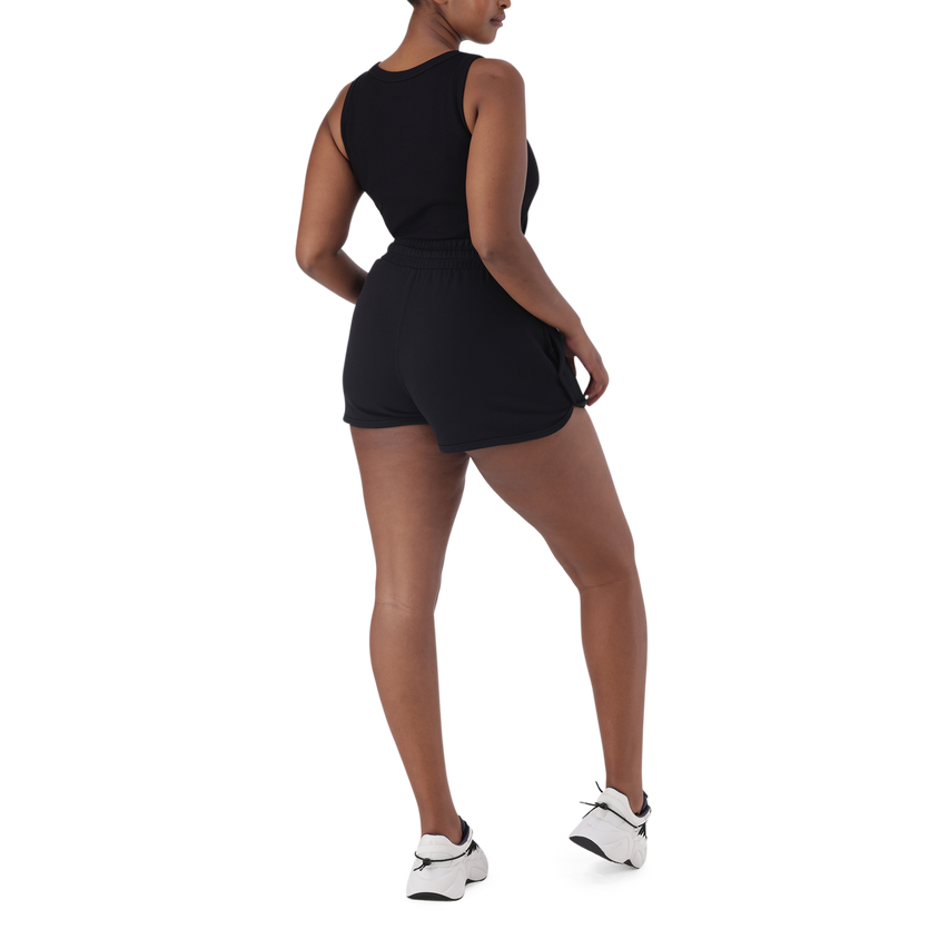 AALIYAH BLACK SPARKLE LOGO TANK - view 5