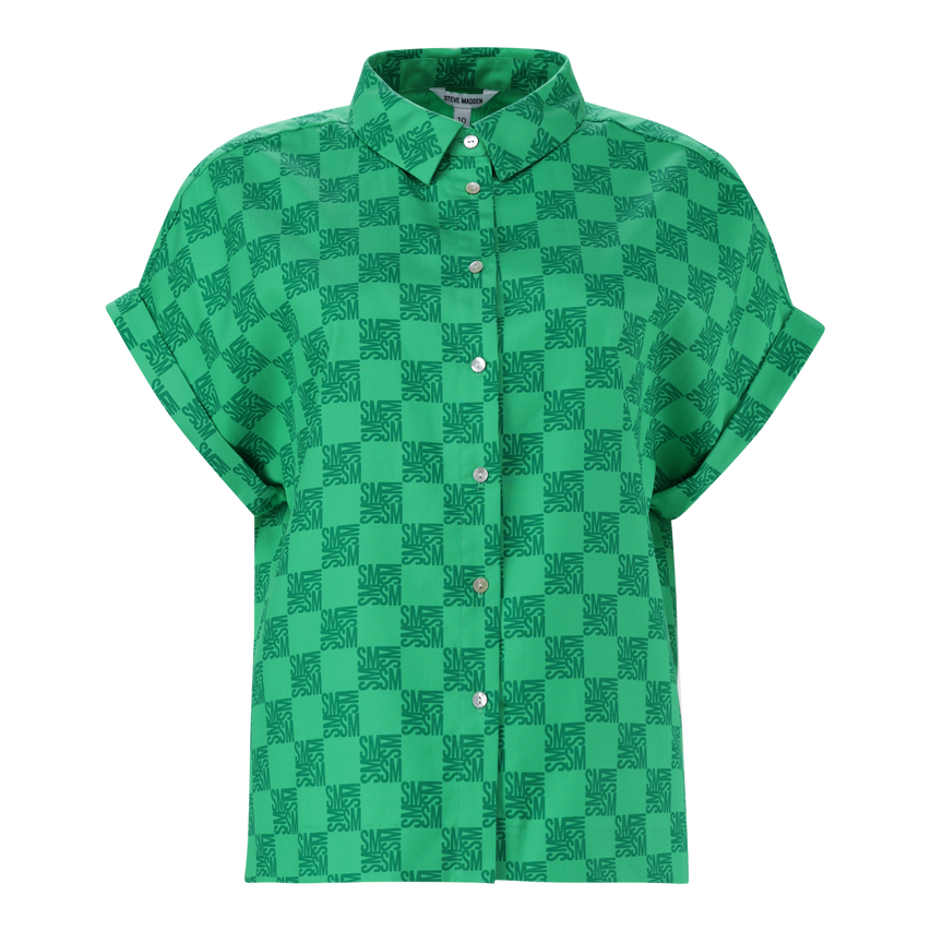 NAVAEH EMERALD ALLOVER PRINTED SHIRT