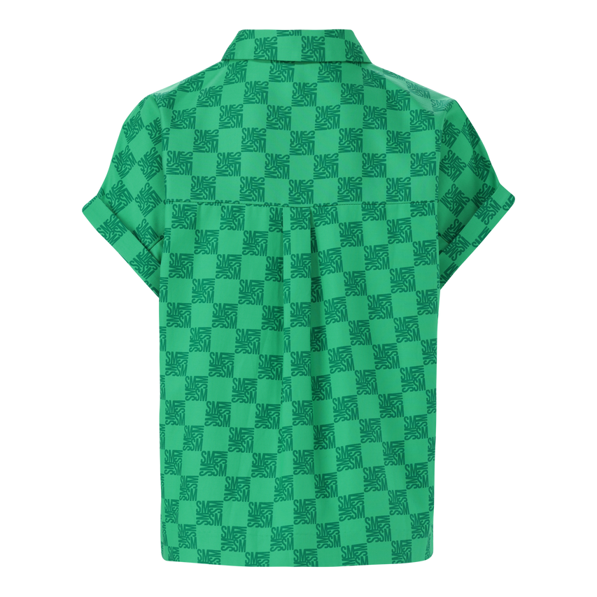 NAVAEH EMERALD ALLOVER PRINTED SHIRT