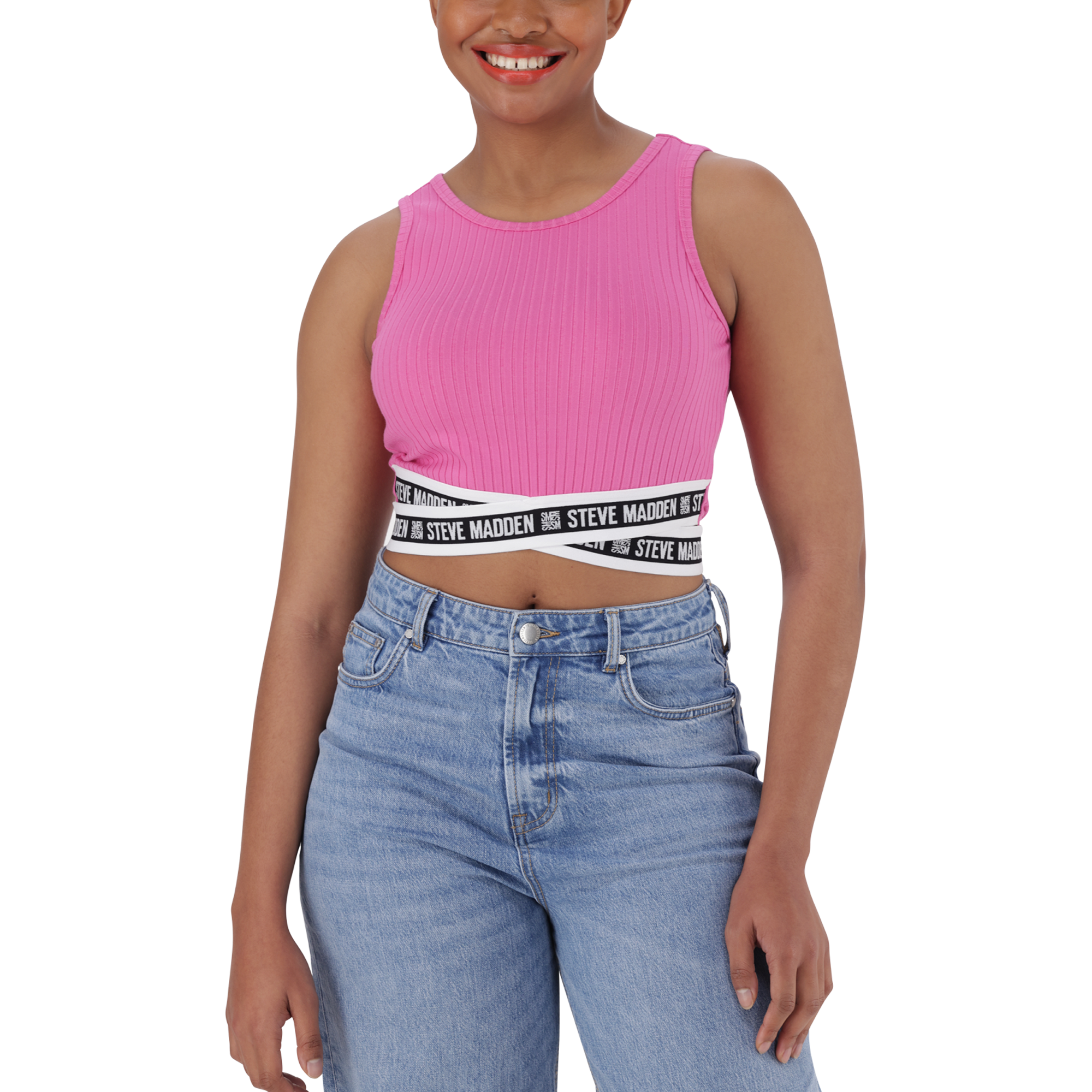 AMARA CANDY PINK CROPPED TANK