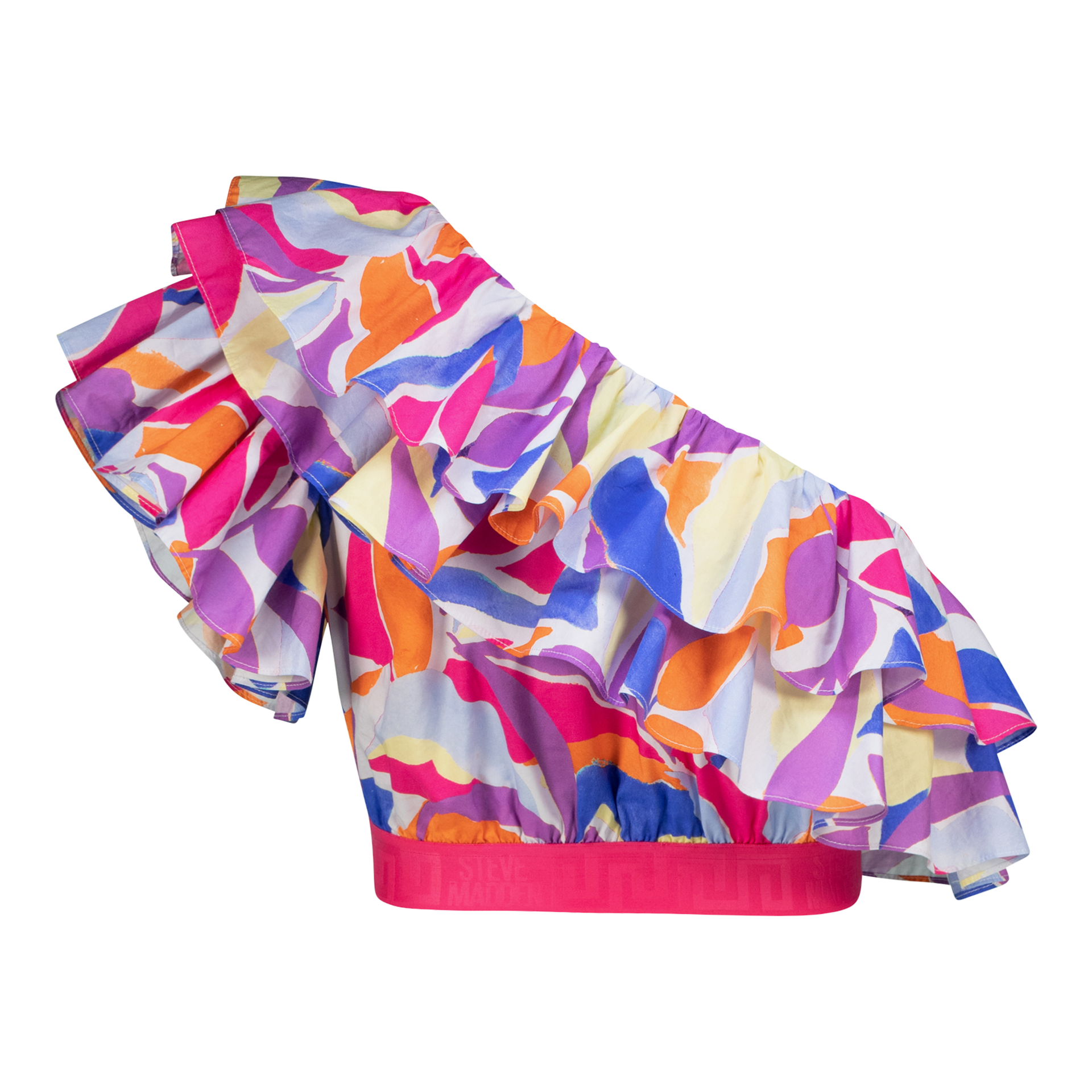 EMMY MULTI RUFFLE SLEEVE CROPPED TOP – Steve Madden South Africa