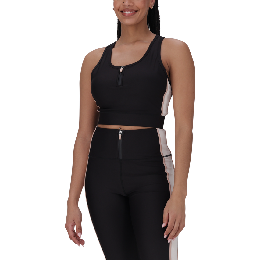 SHELBY BLACK ACTIVE CROP