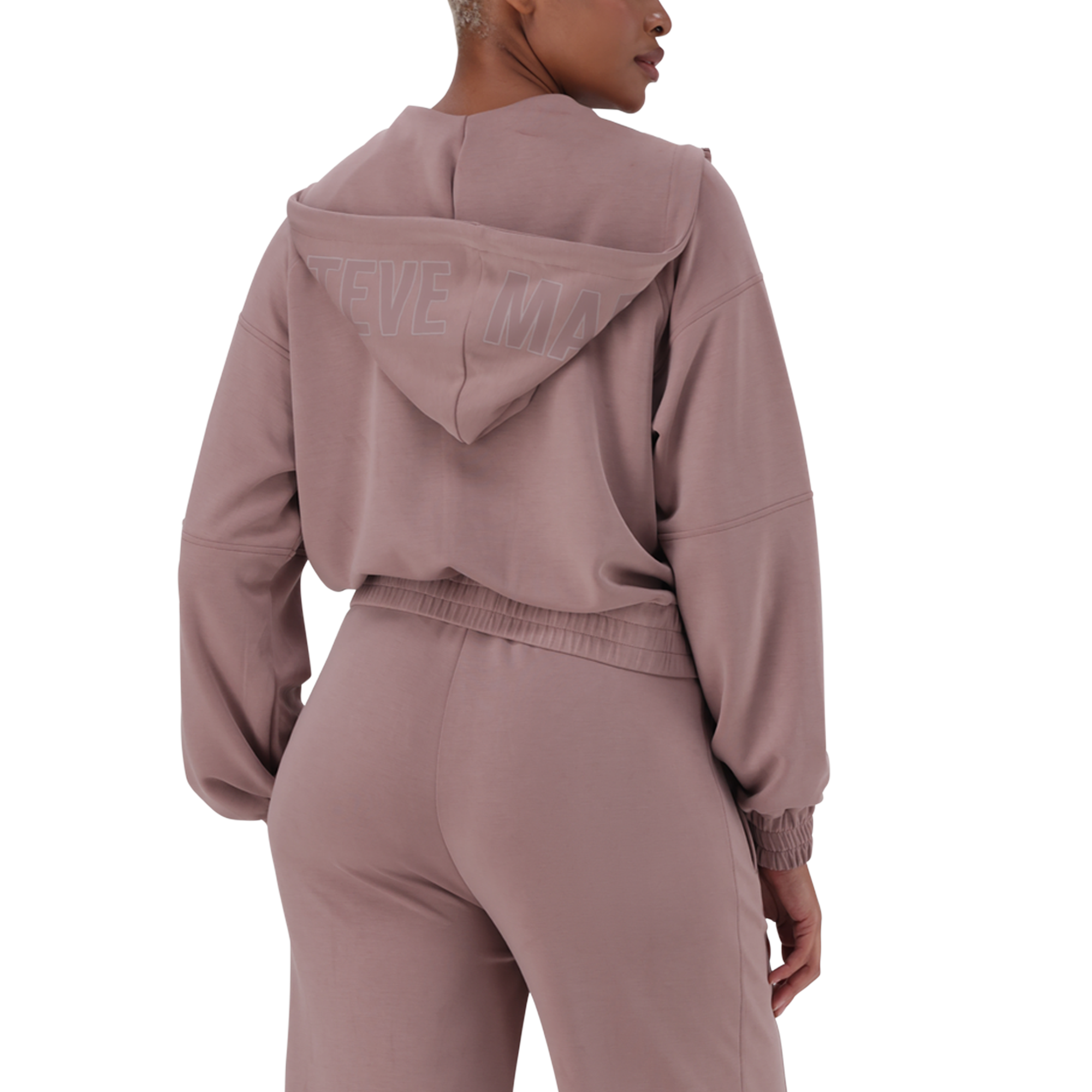 MIRANDA DARK TAUPE MODAL HOODED SWEAT - view 4