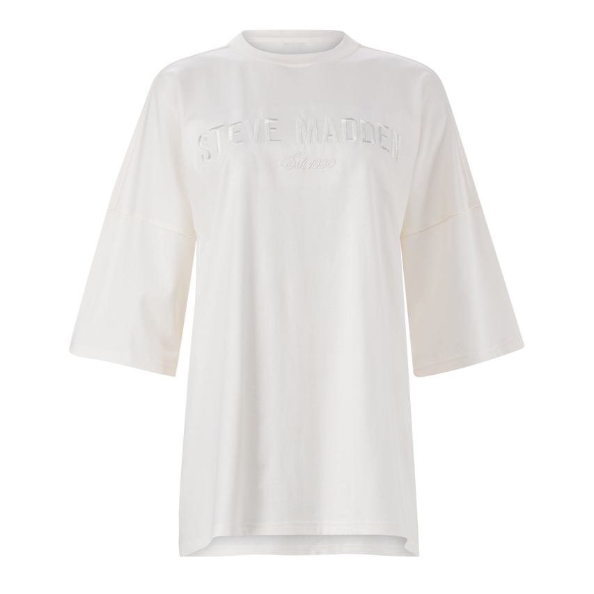 ODESSA CREAM OVERSIZED BOXY T-SHIRT
