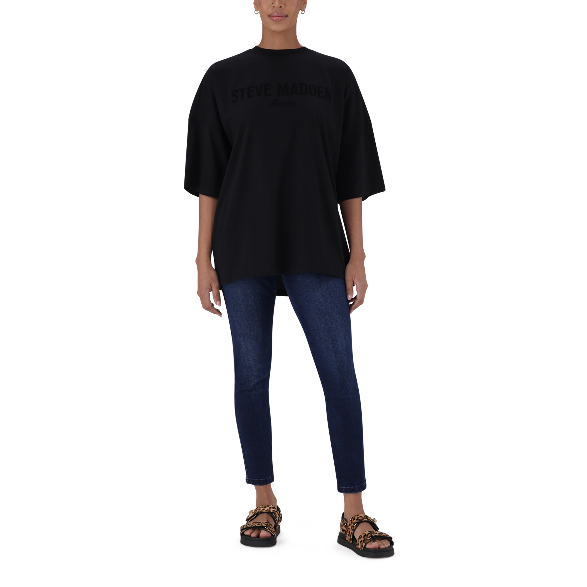 ODESSA BLACK OVERSIZED BOXY T-SHIRT