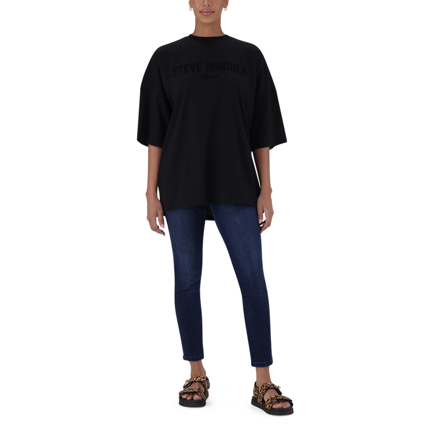 ODESSA BLACK OVERSIZED BOXY T-SHIRT