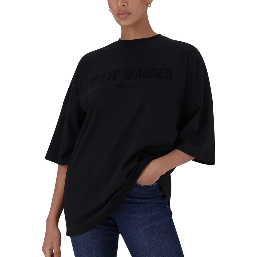 ODESSA BLACK OVERSIZED BOXY T-SHIRT