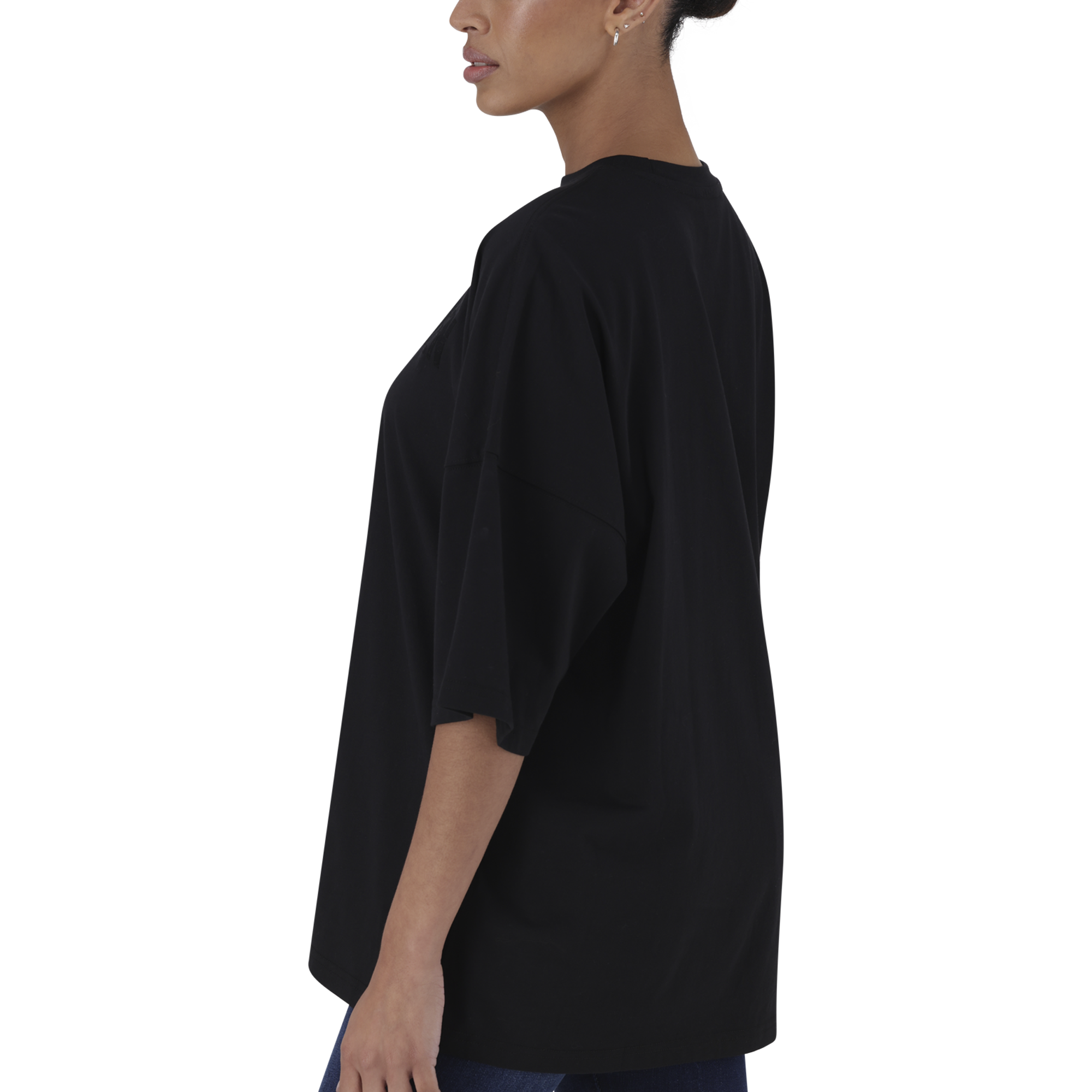 ODESSA BLACK OVERSIZED BOXY T-SHIRT