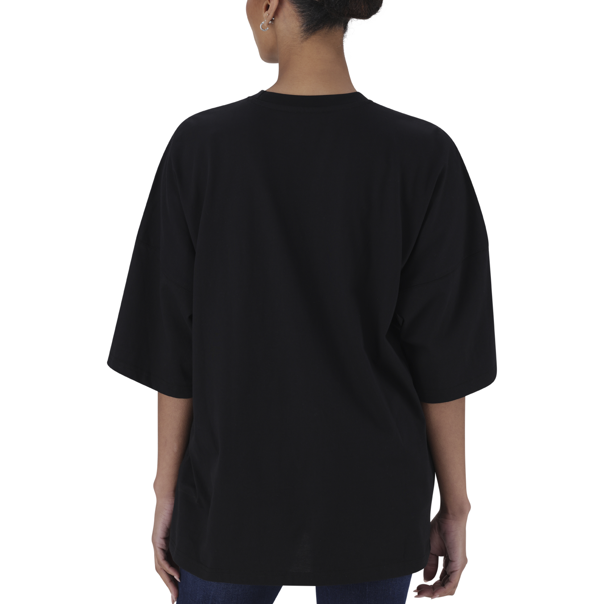 ODESSA BLACK OVERSIZED BOXY T-SHIRT
