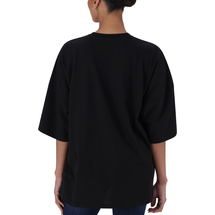 ODESSA BLACK OVERSIZED BOXY T-SHIRT