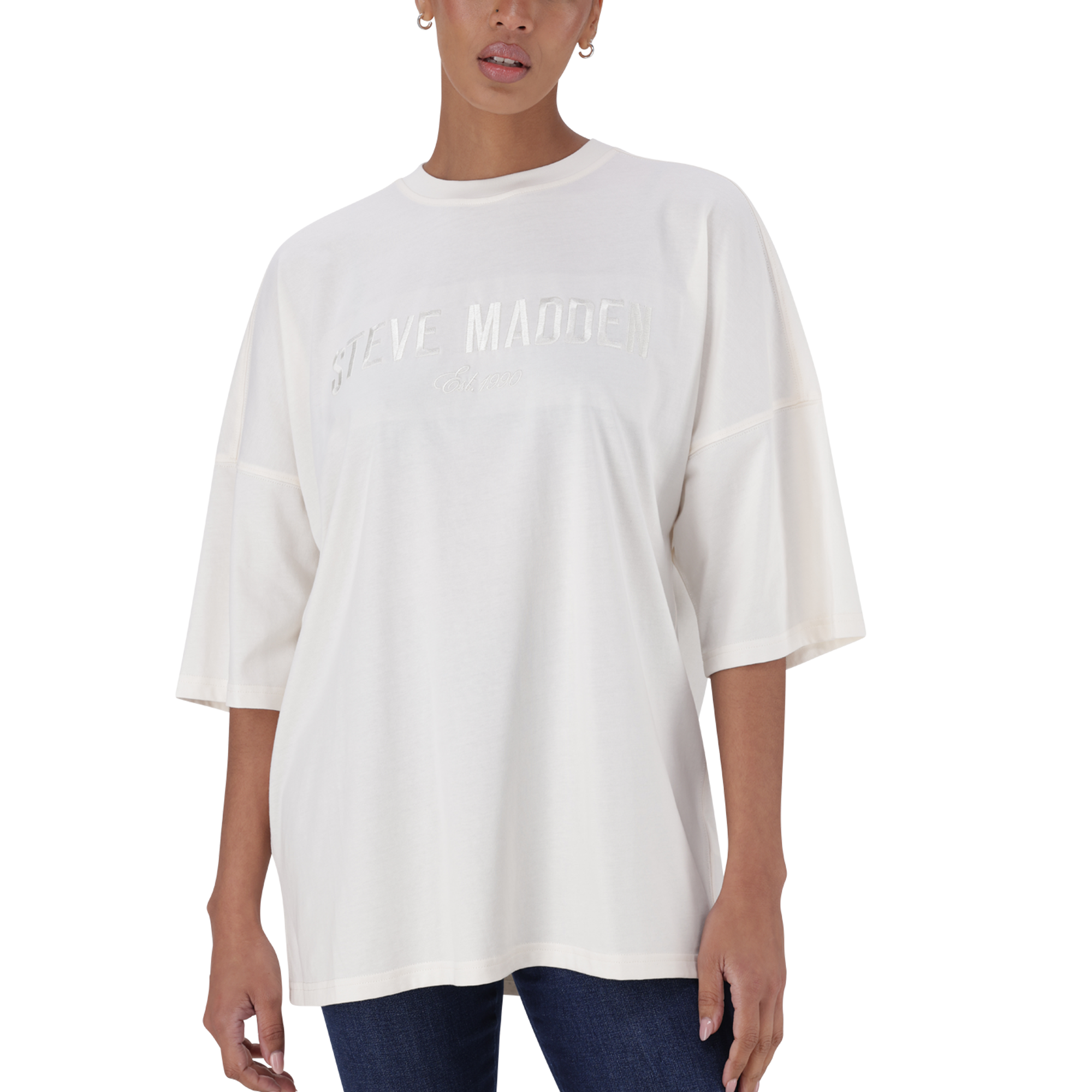 ODESSA CREAM OVERSIZED BOXY T-SHIRT