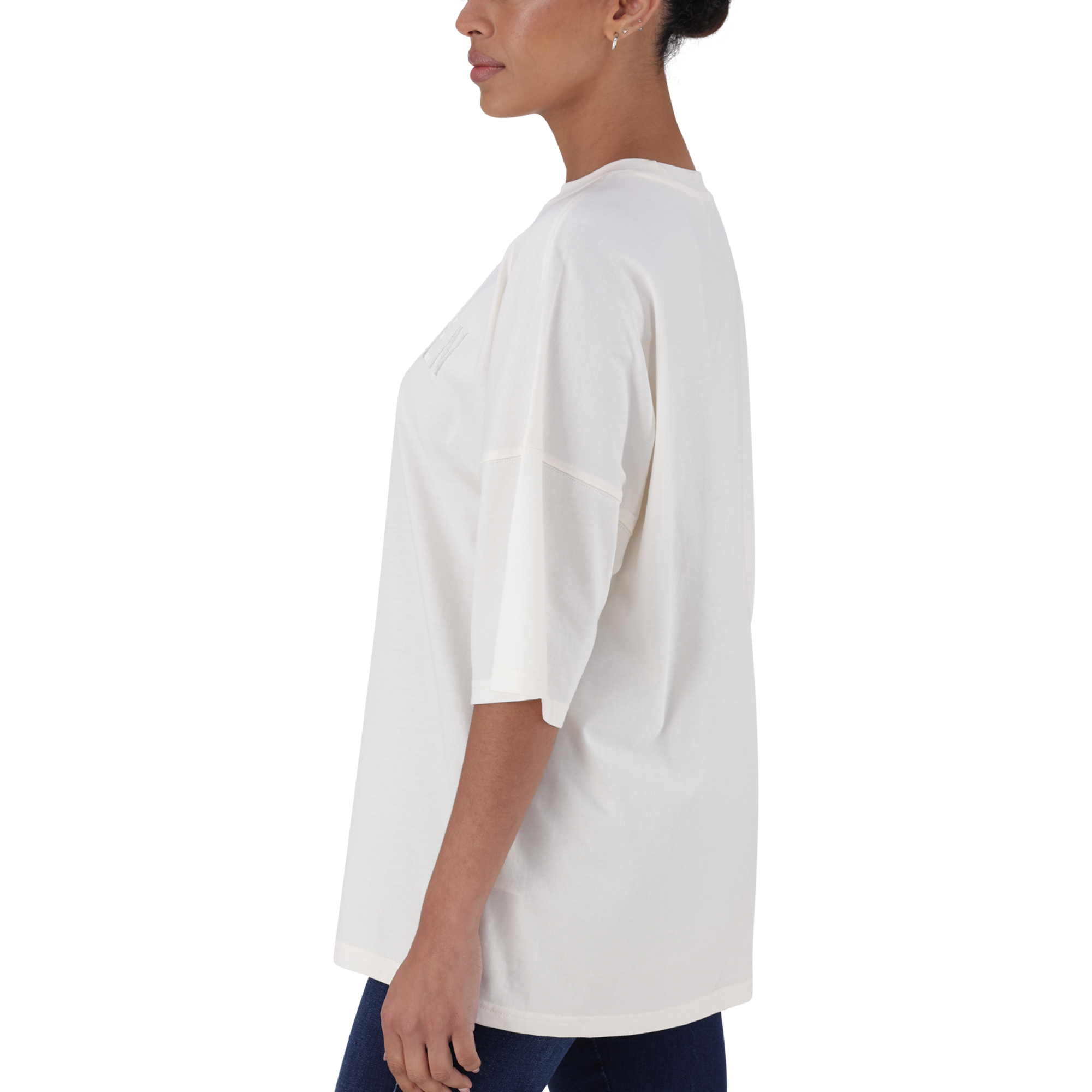 ODESSA CREAM OVERSIZED BOXY T-SHIRT