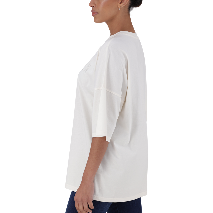 ODESSA CREAM OVERSIZED BOXY T-SHIRT