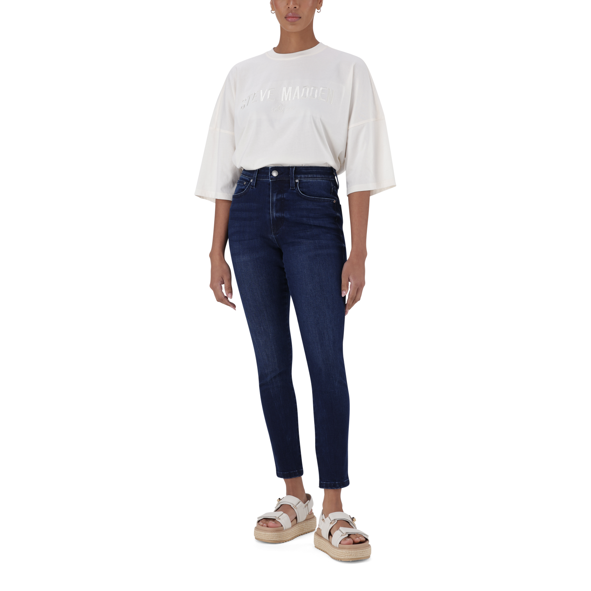 ODESSA CREAM OVERSIZED BOXY T-SHIRT