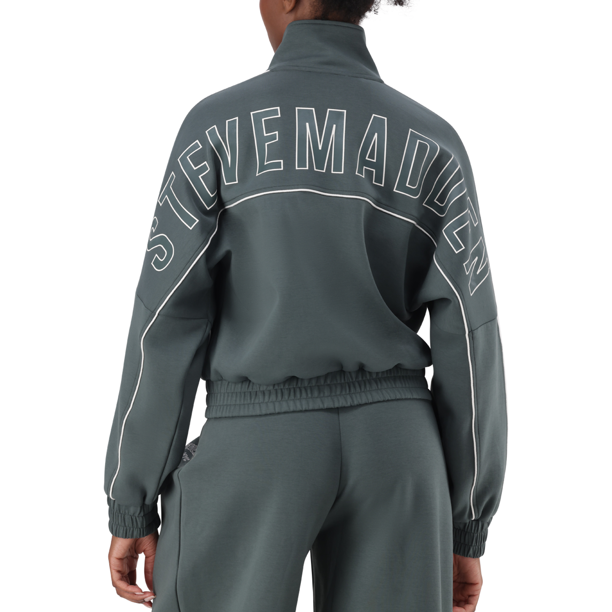 TARA DARK SAGE ZIP THROUGH SCUBA SWEAT - view 7