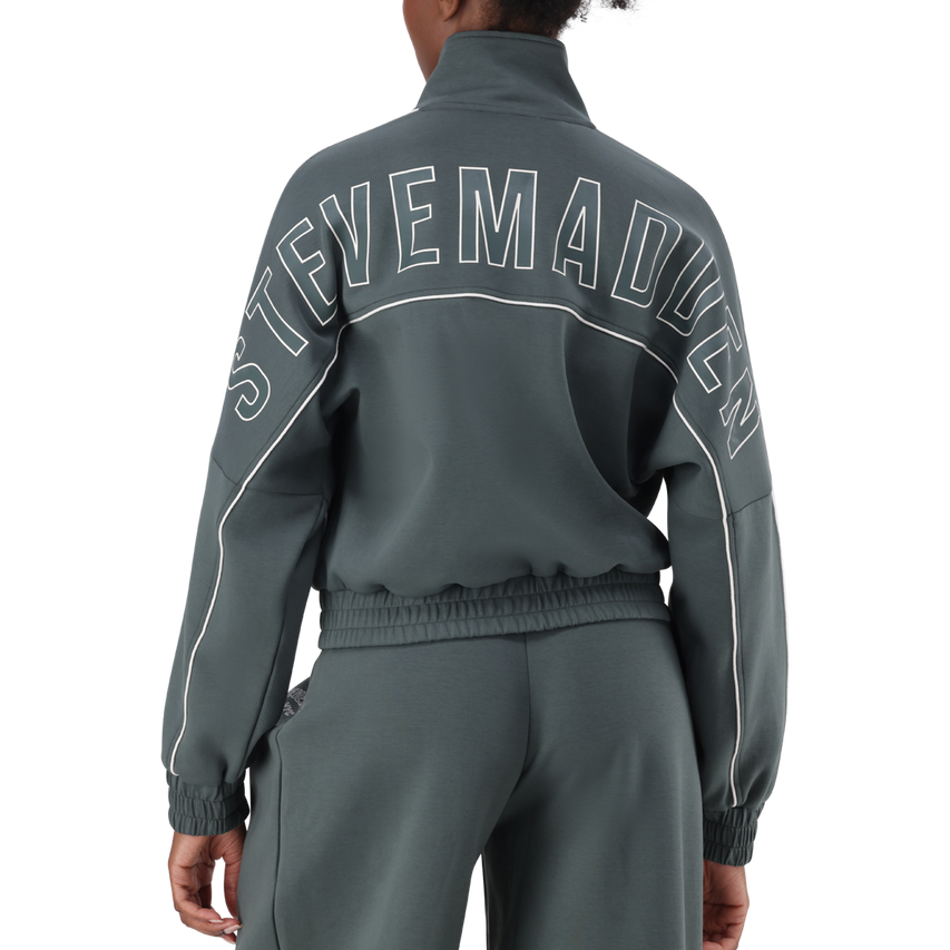 TARA DARK SAGE ZIP THROUGH SCUBA SWEAT - view 7