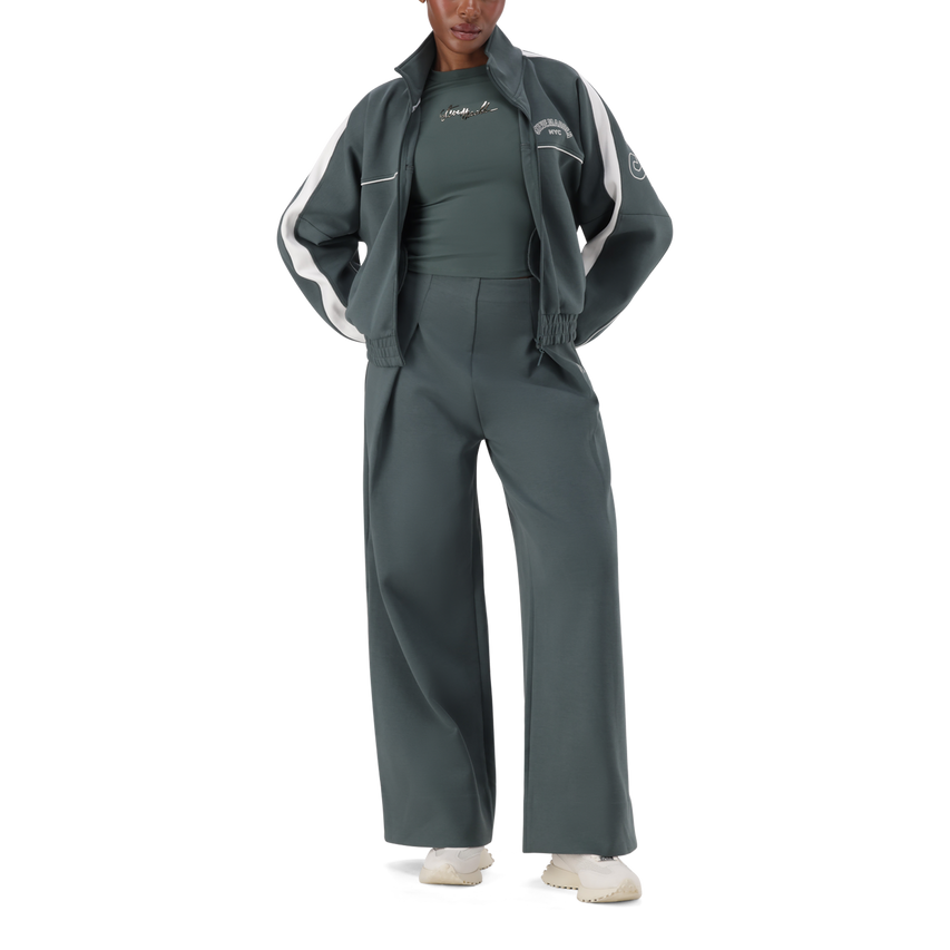 TARA DARK SAGE ZIP THROUGH SCUBA SWEAT - view 6