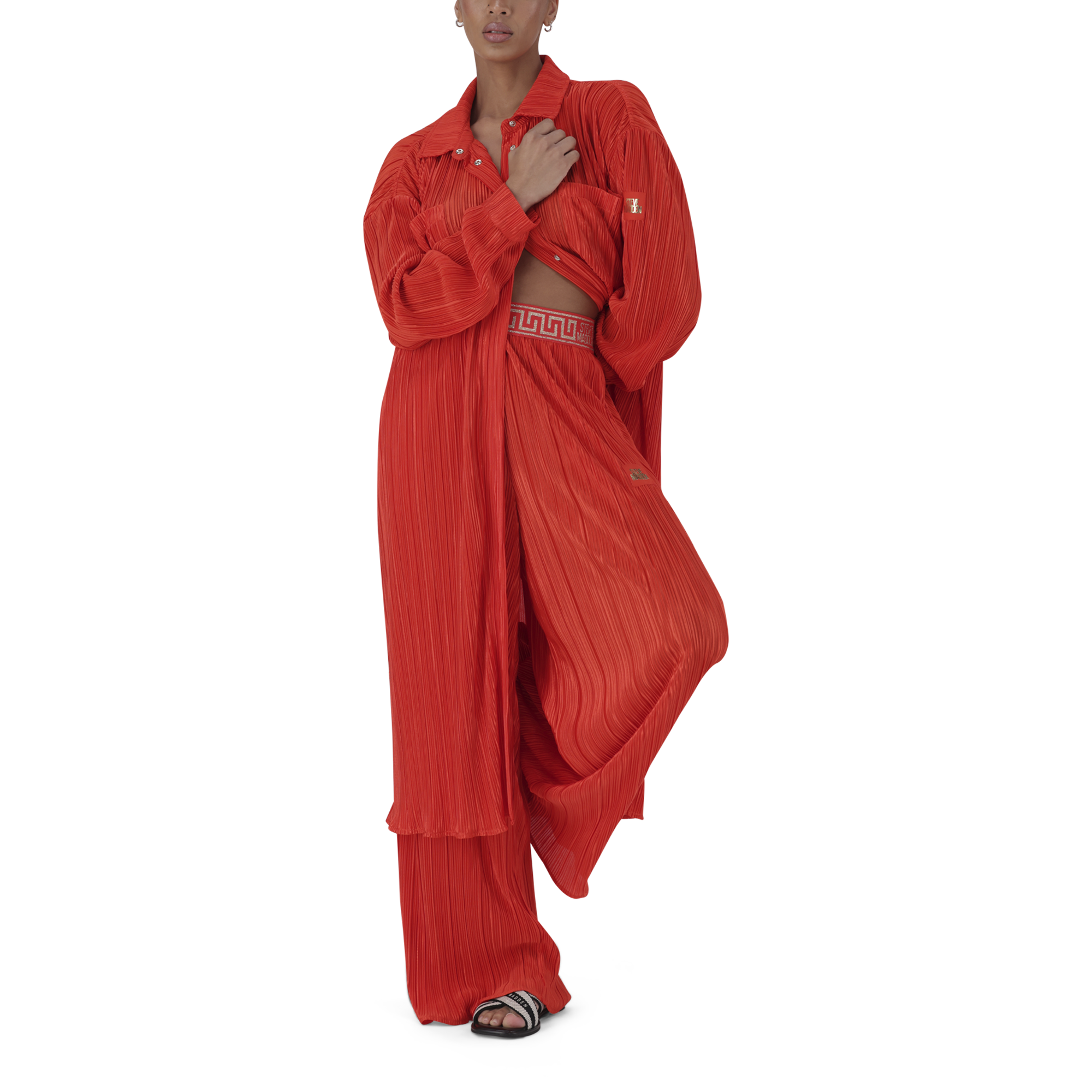 YUNA RED YOGA SHIRT