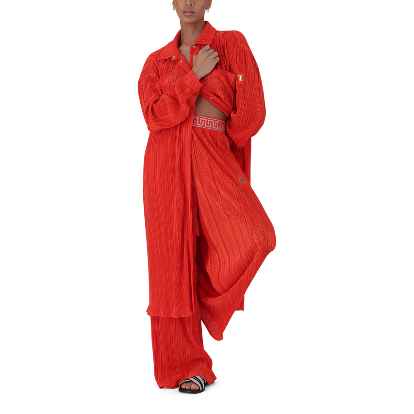YUNA RED YOGA SHIRT